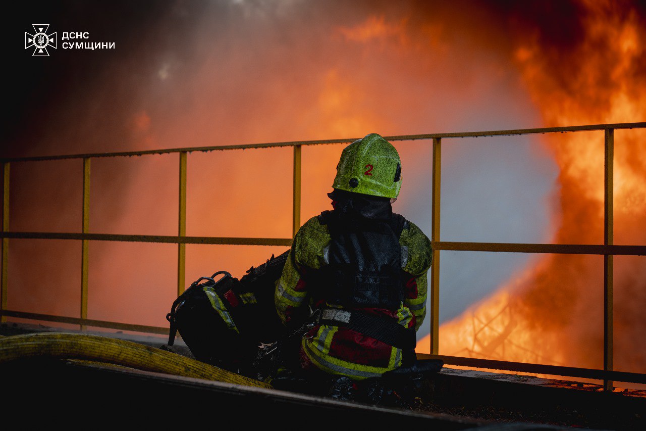 Пожежа в промисловій зоні