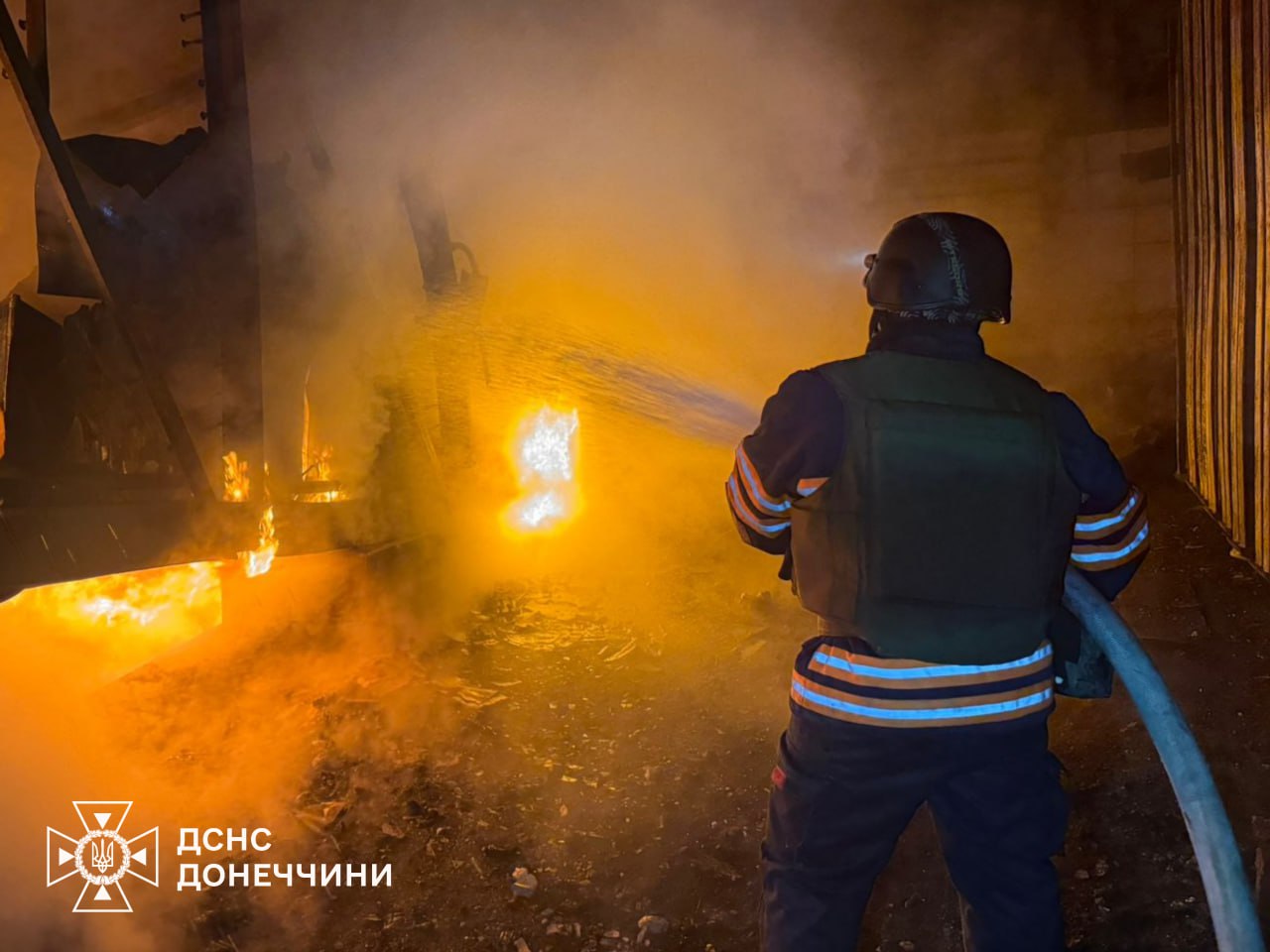 Пожежі в Донецькій області: дії рятувальників