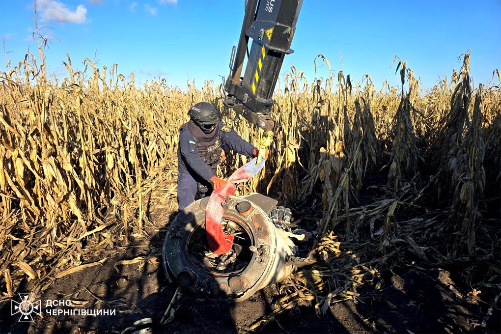 Сапери вилучили частину ракети Іскандер на Чернігівщині