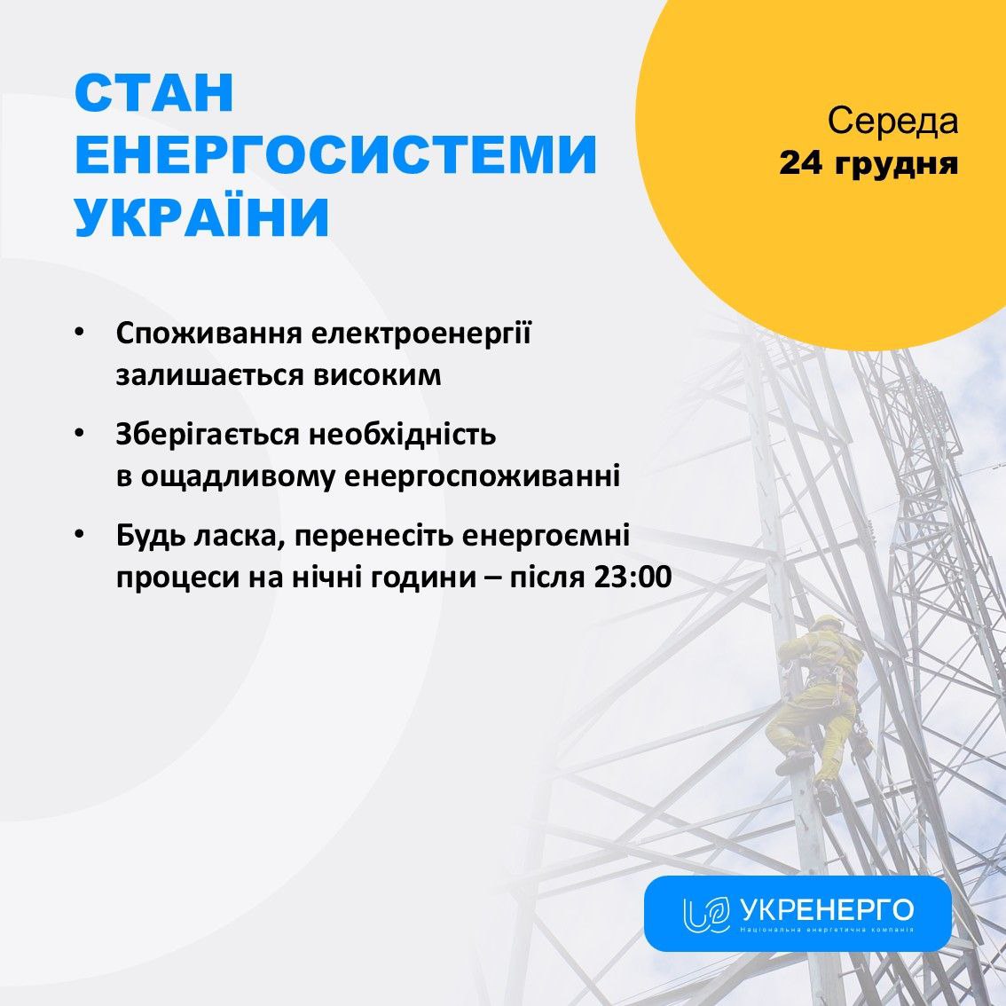 Високе споживання електроенергії та необхідність економії