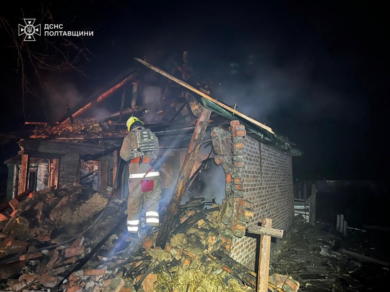 Рятувальники ліквідували пожежі на Полтавщині