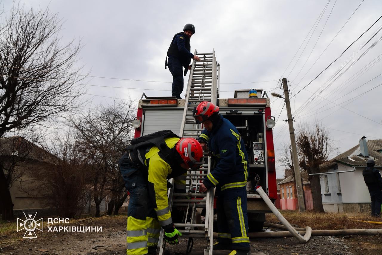 Харків: російські атаки БпЛА, 8 постраждалих