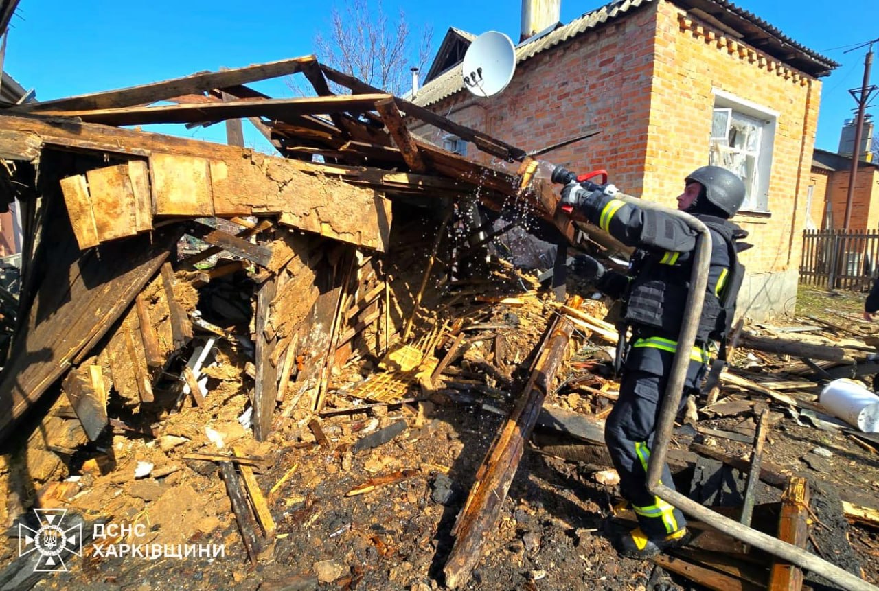 Удар безпілотником по житлових будинках у Харкові