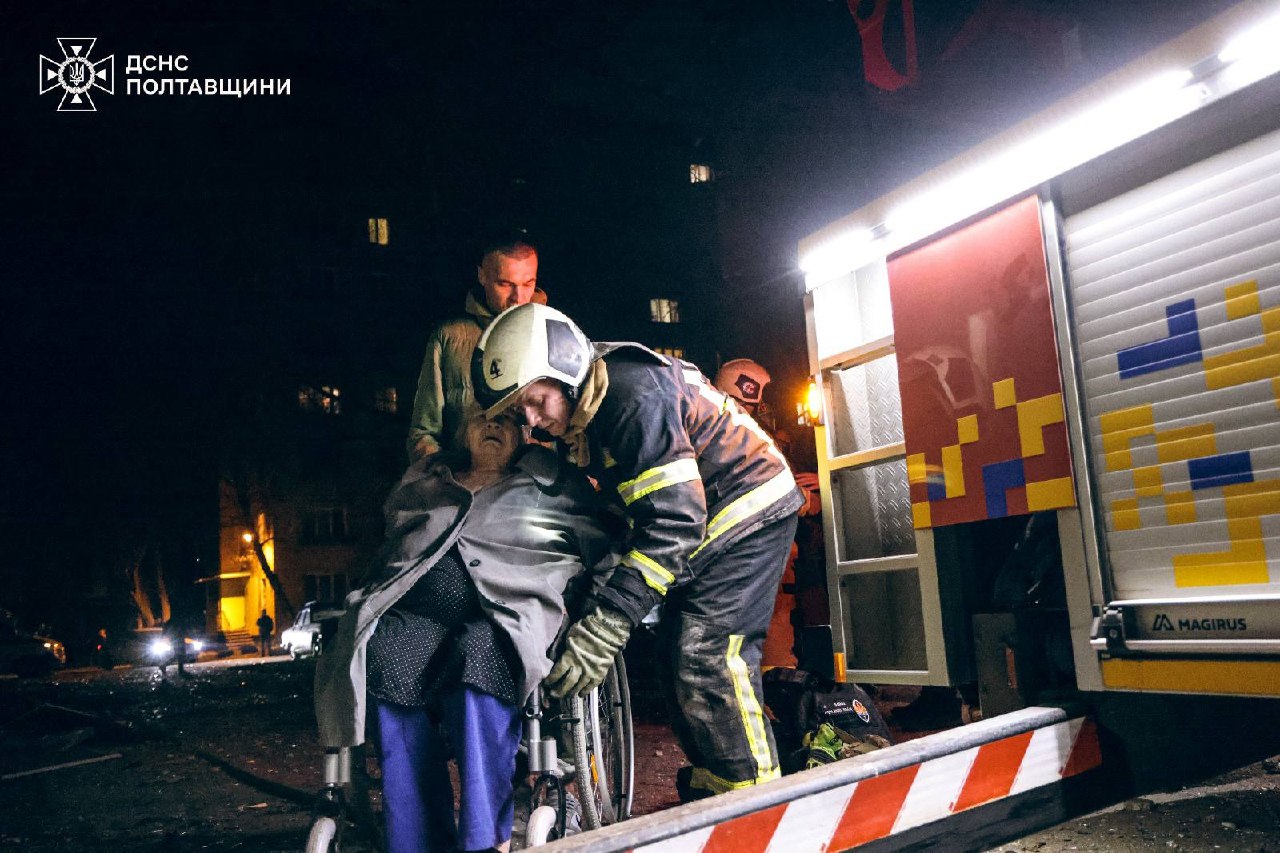 Нічна атака: Полтава, загиблий та постраждалі