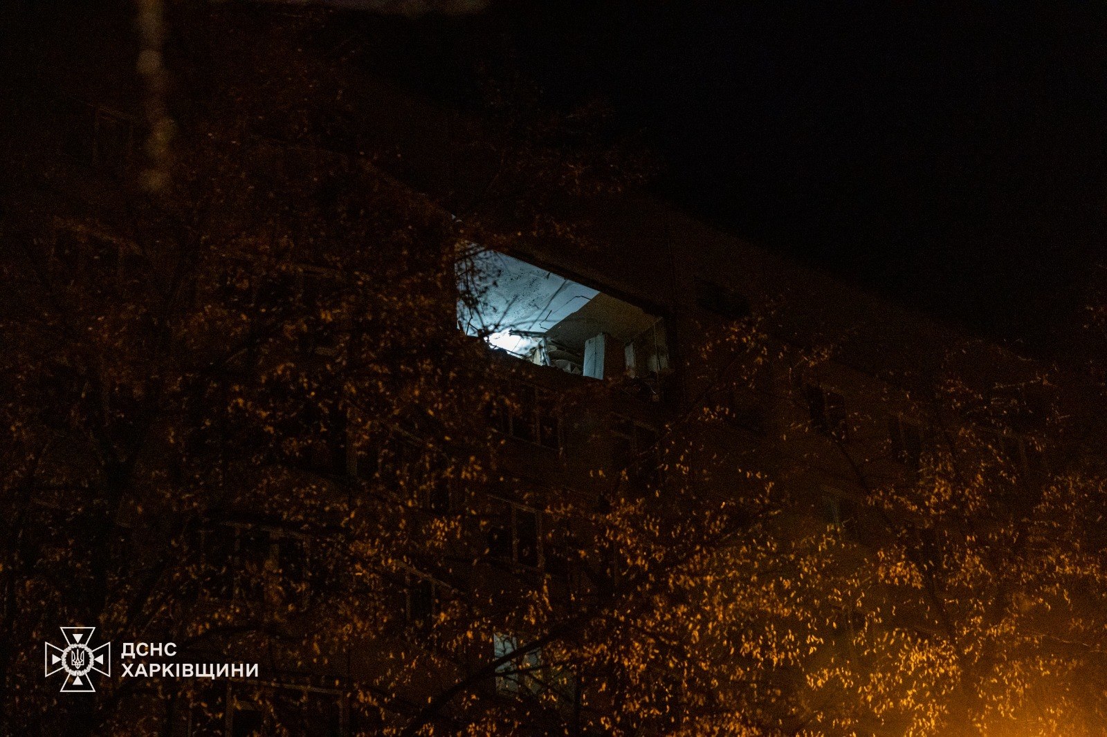 Харків: наслідки російського удару БпЛА по житловій 9-поверхівці