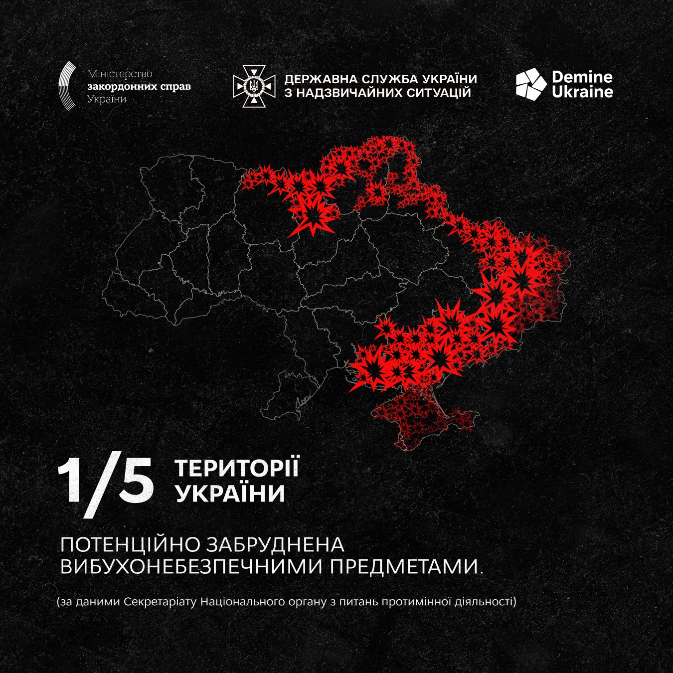 Україна - одна з найбільш замінованих країн світу