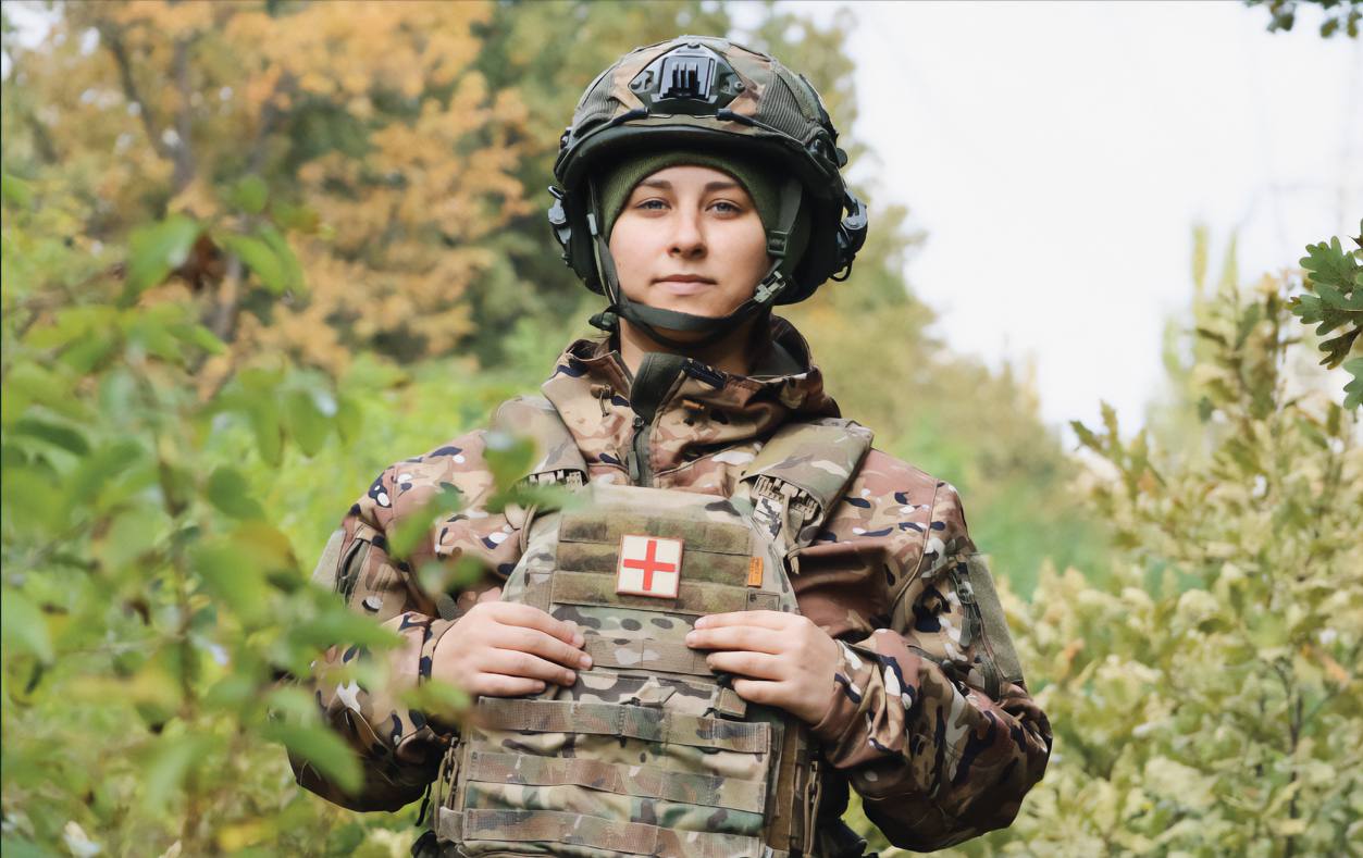 Єлизавета Стамат стала бойовим медиком