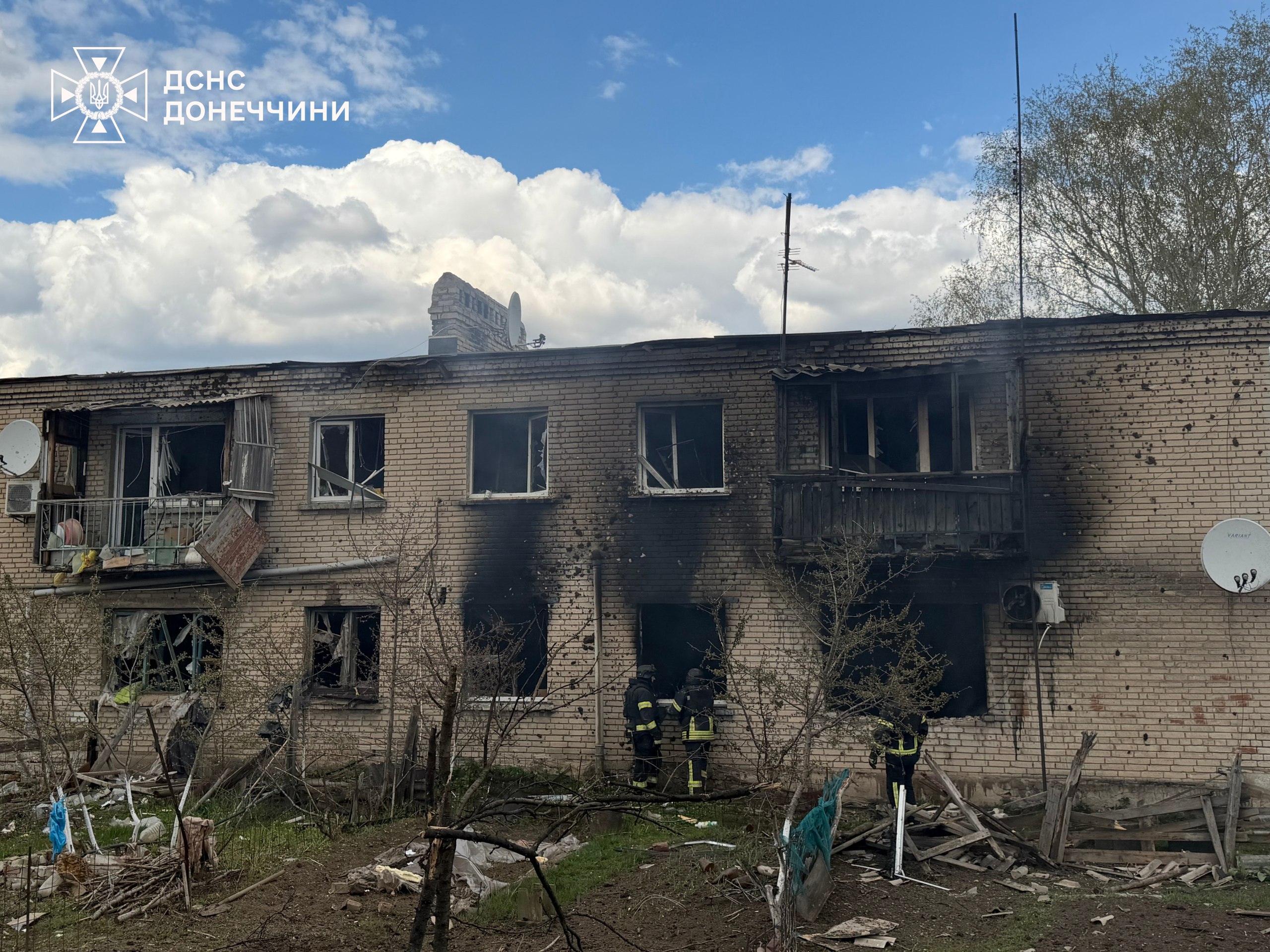 Краматорськ зазнав масованої атаки російських БпЛА