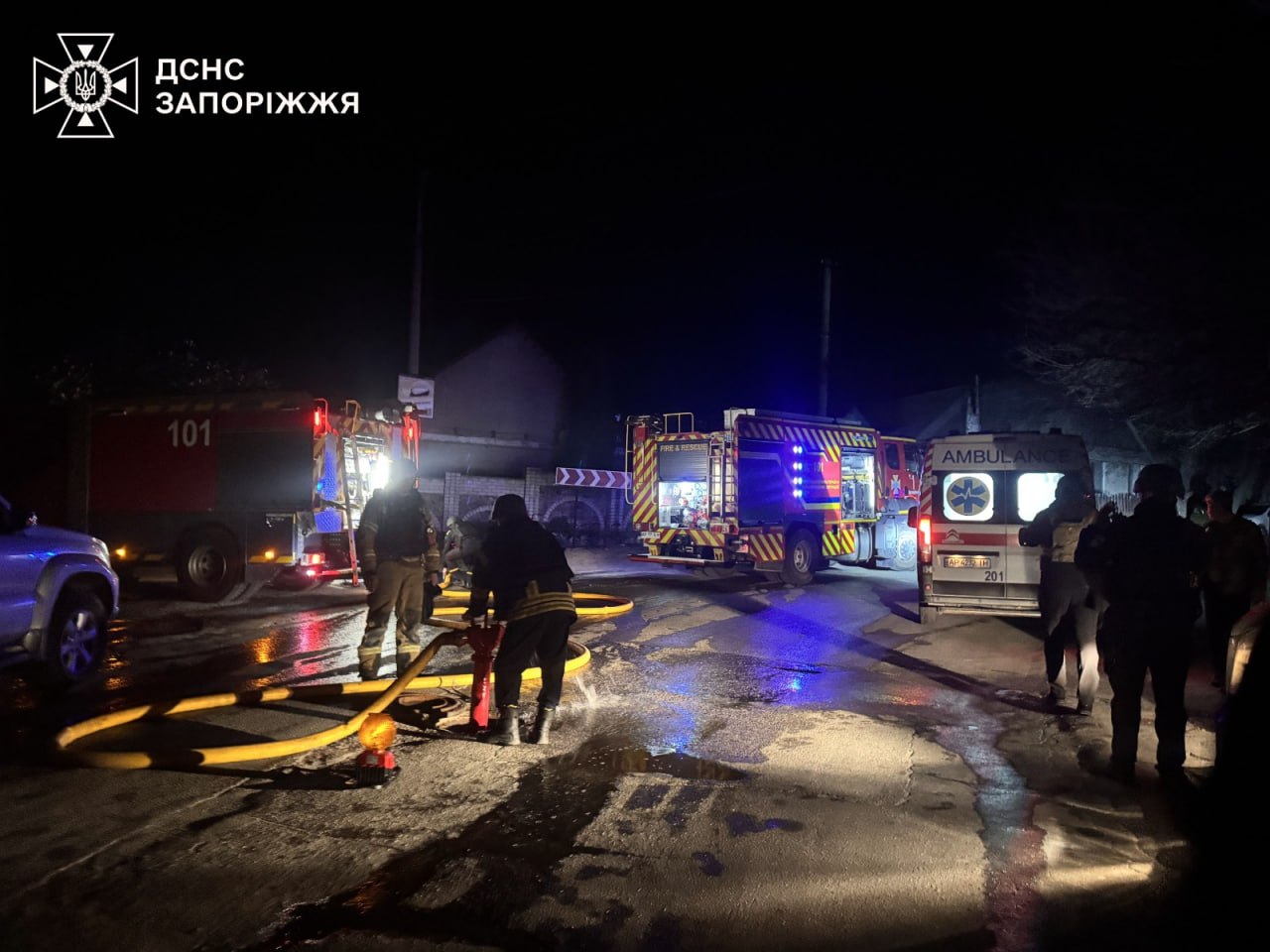 Запоріжжя: російська атака, травмувалася жінка