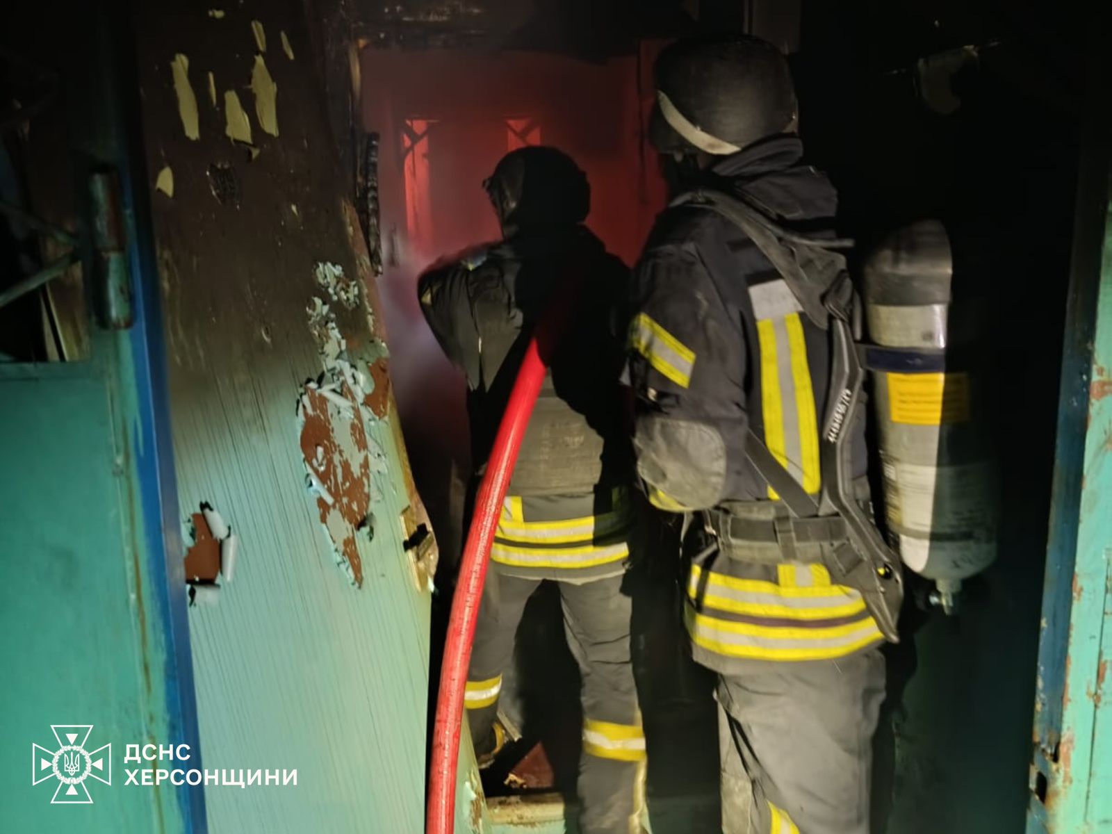 Херсонщина: ліквідація пожеж від атак дронів