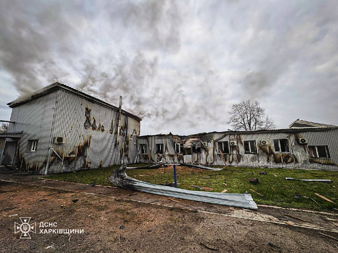 Обстріл сільгосппідприємства у Великому Бурлуку