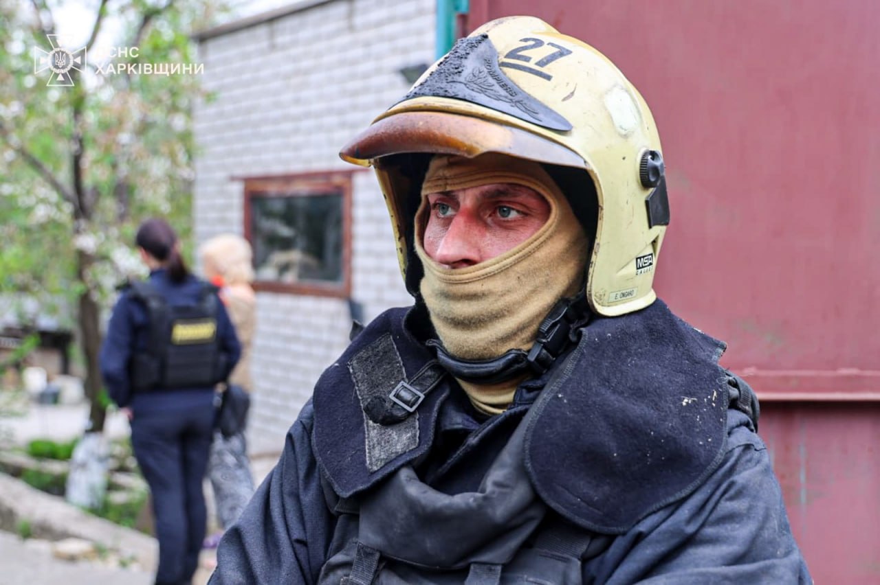 Харків: рятувальники ліквідували пожежу від удару БпЛА