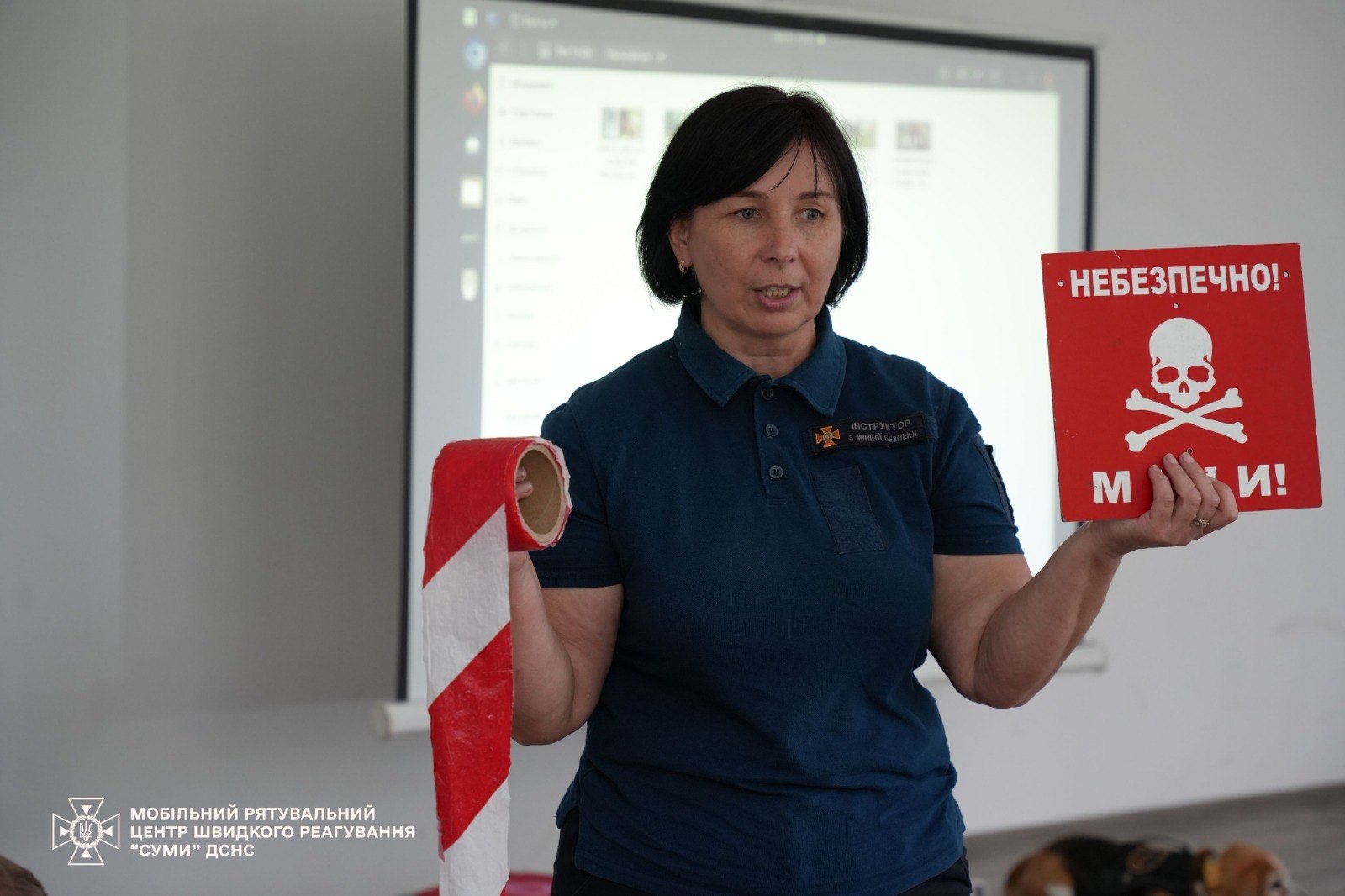 Рятувальники «Суми» разом із Тото: мінна безпека