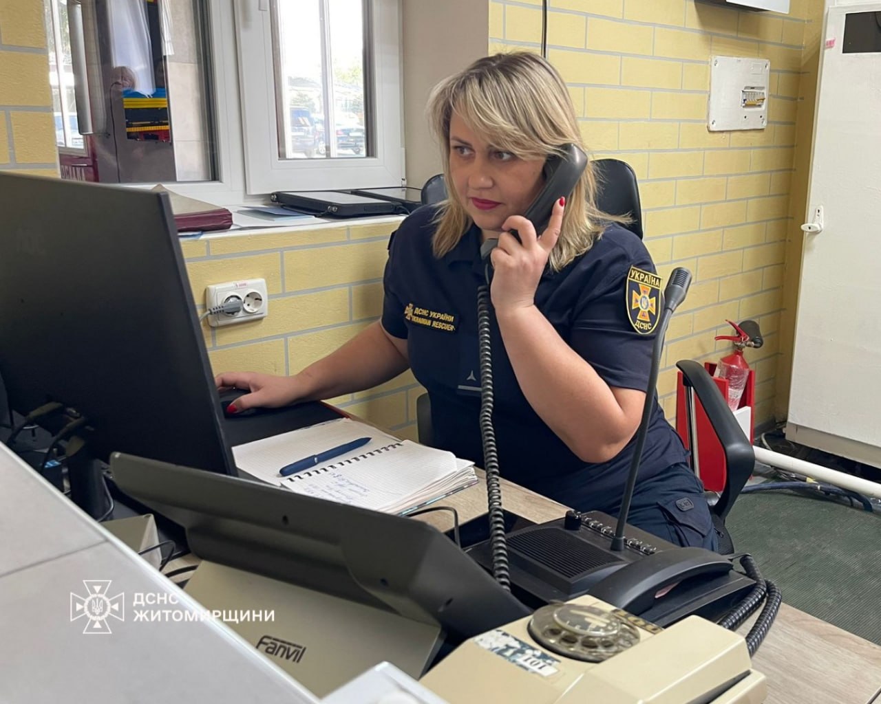 Катерина Дідус: диспетчерка ДСНС Житомирщини
