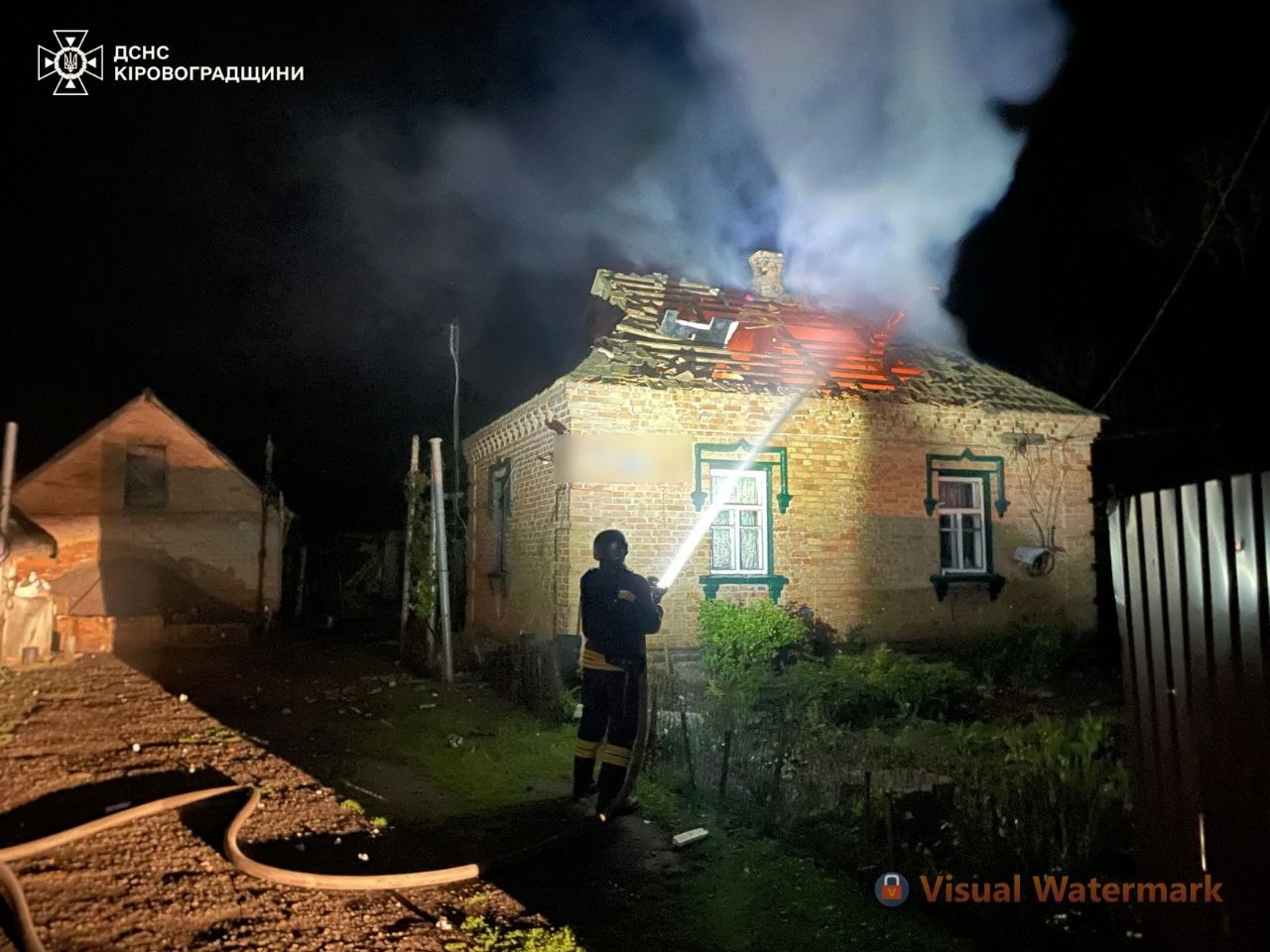 Пожежа в житловому будинку на Кіровоградщині