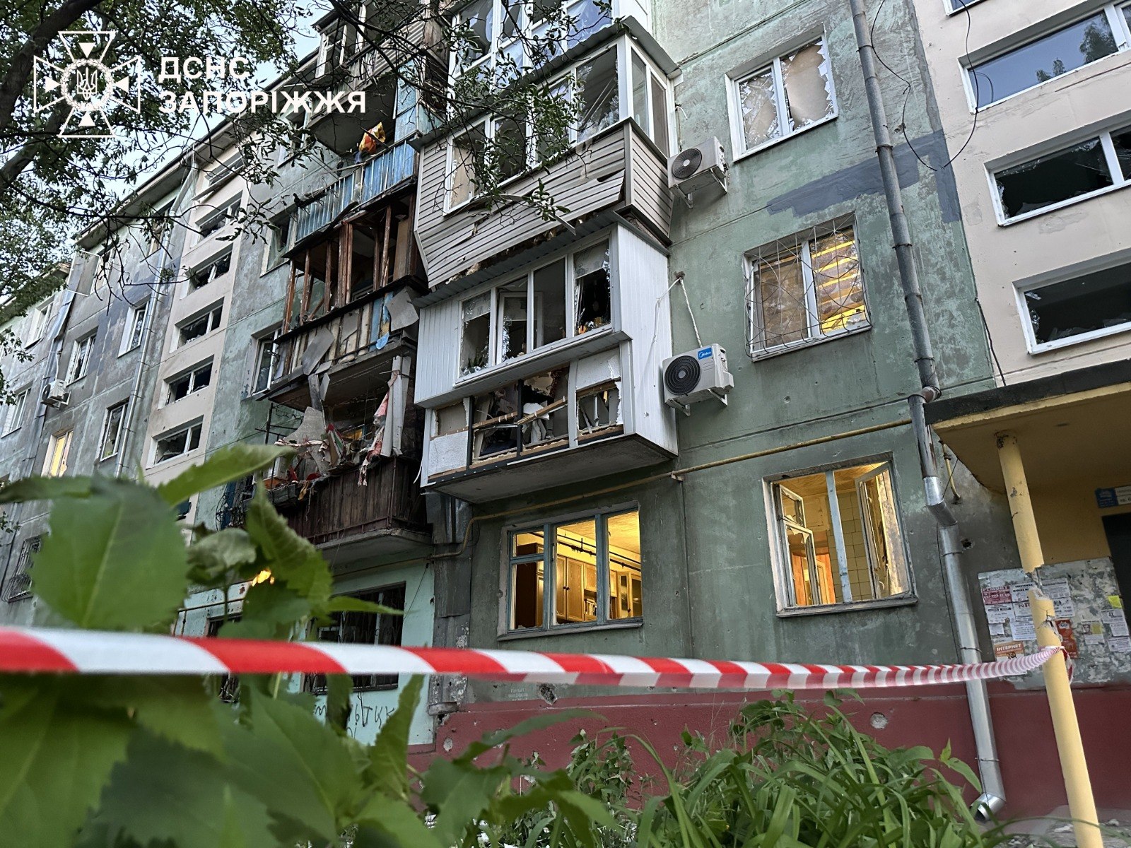 Запоріжжя: російський удар, постраждали жінки