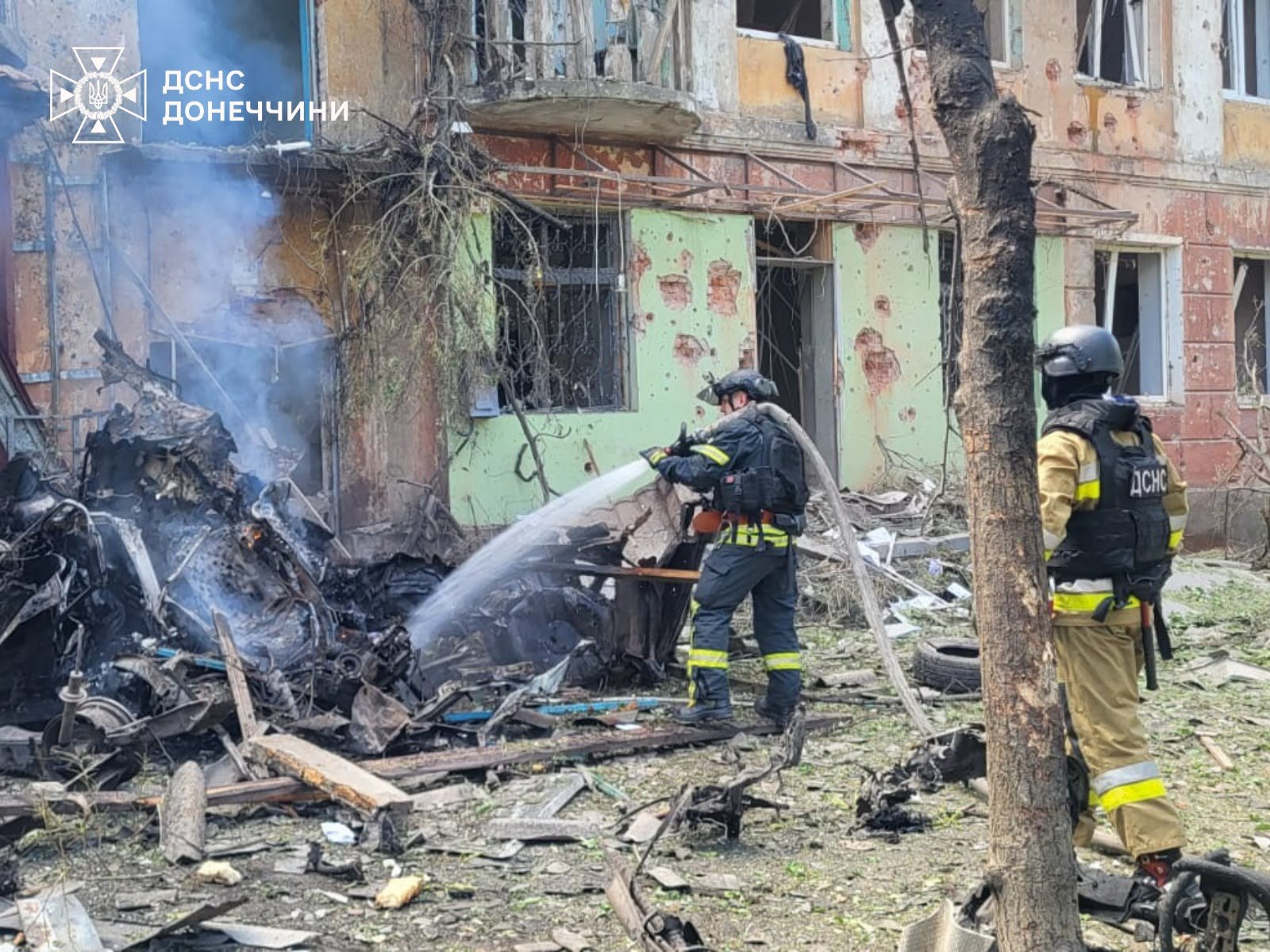 У Слов'янську внаслідок авіаудару поранено 6 людей