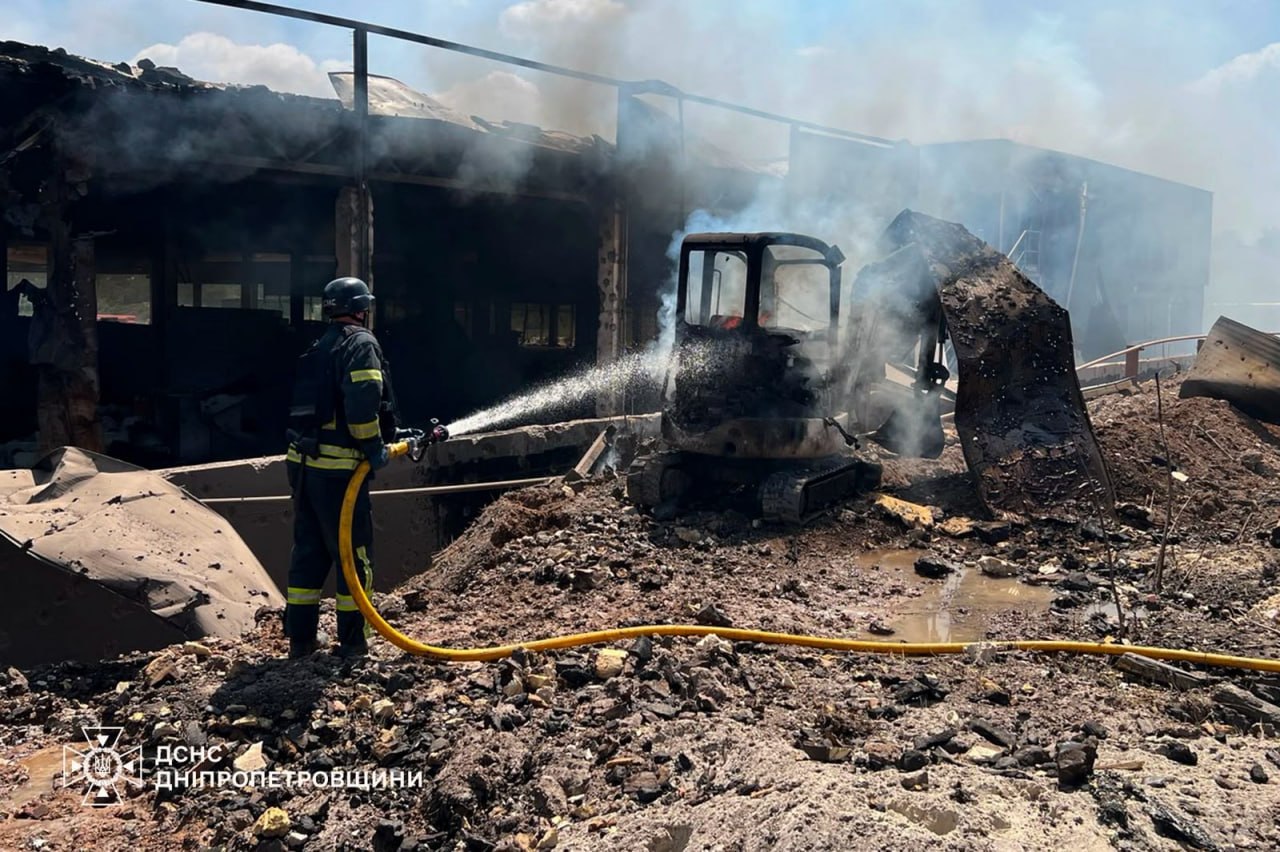 Ліквідація наслідків удару по Кривому Розі