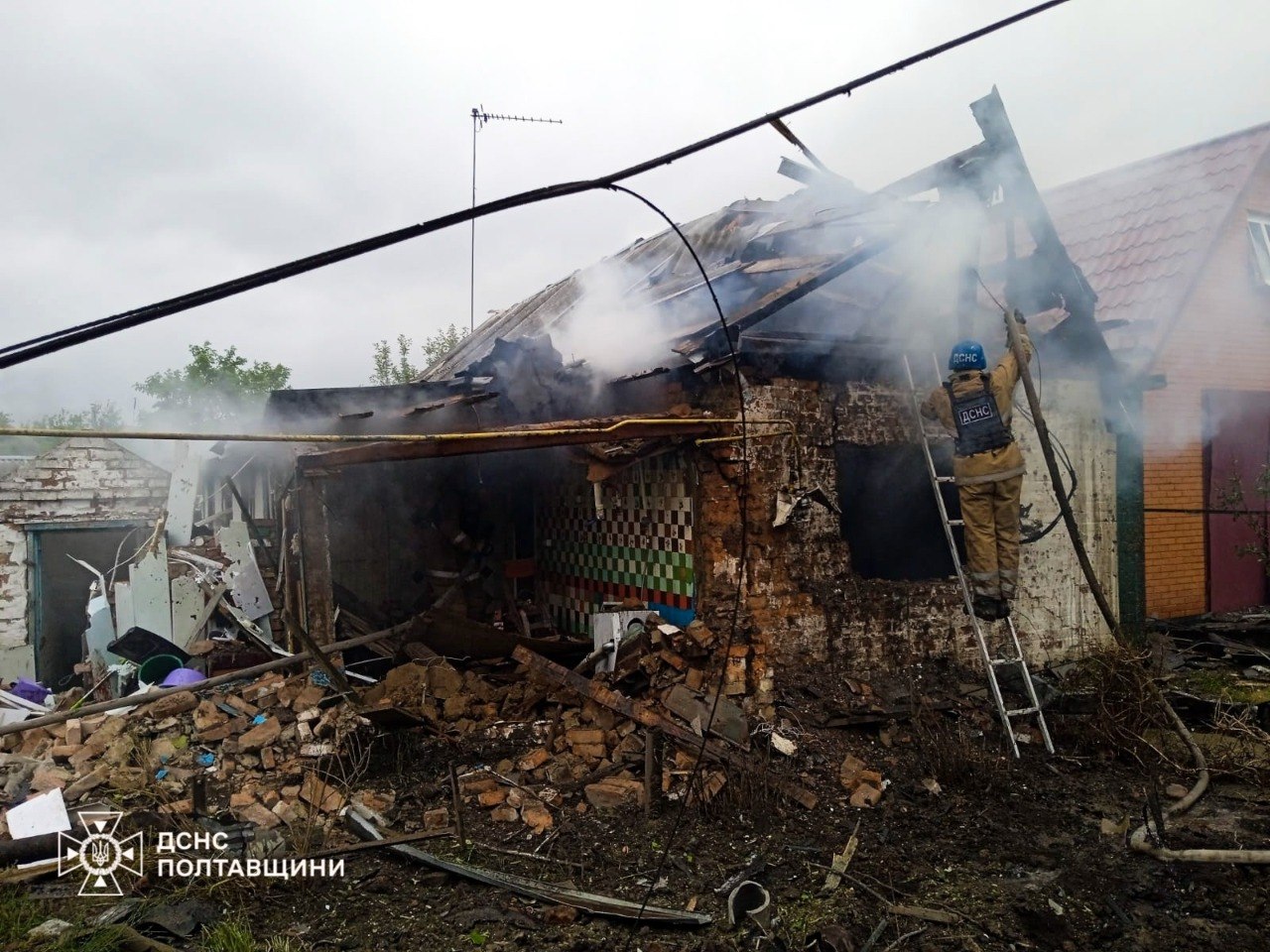 Удар російських військ у Миргородському районі