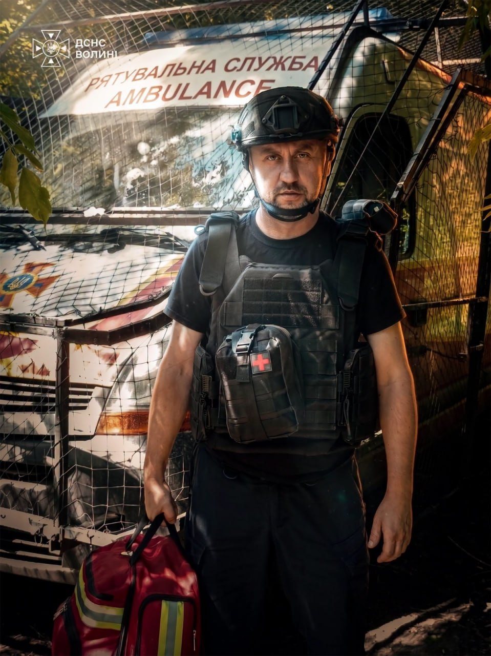 Іван Жникін, медик ДСНС Волині
