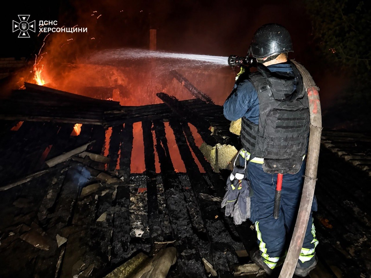 На Херсонщині ліквідували пожежі від атак РФ