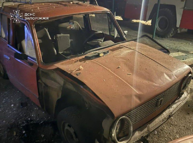 Запорізька область: удар безпілотником по пожежним