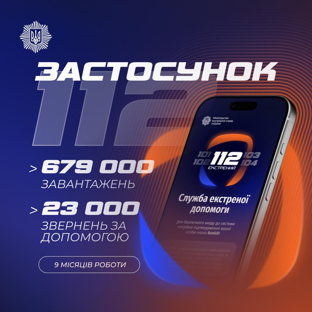 «112 Ukraine» - застосунок МВС для екстрених викликів