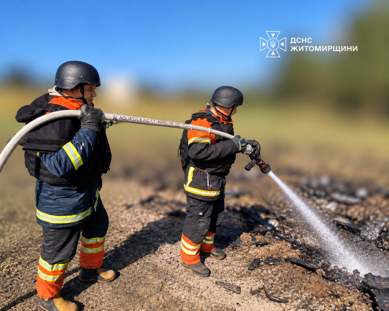 Рятувальники ліквідували пожежі на Житомирщині