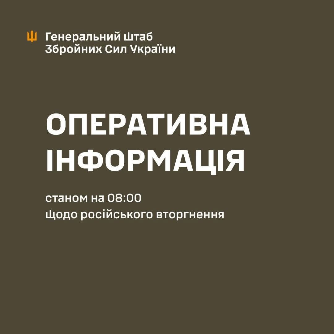 Оперативна інформація щодо російського вторгнення, 08:00 21.09.2026