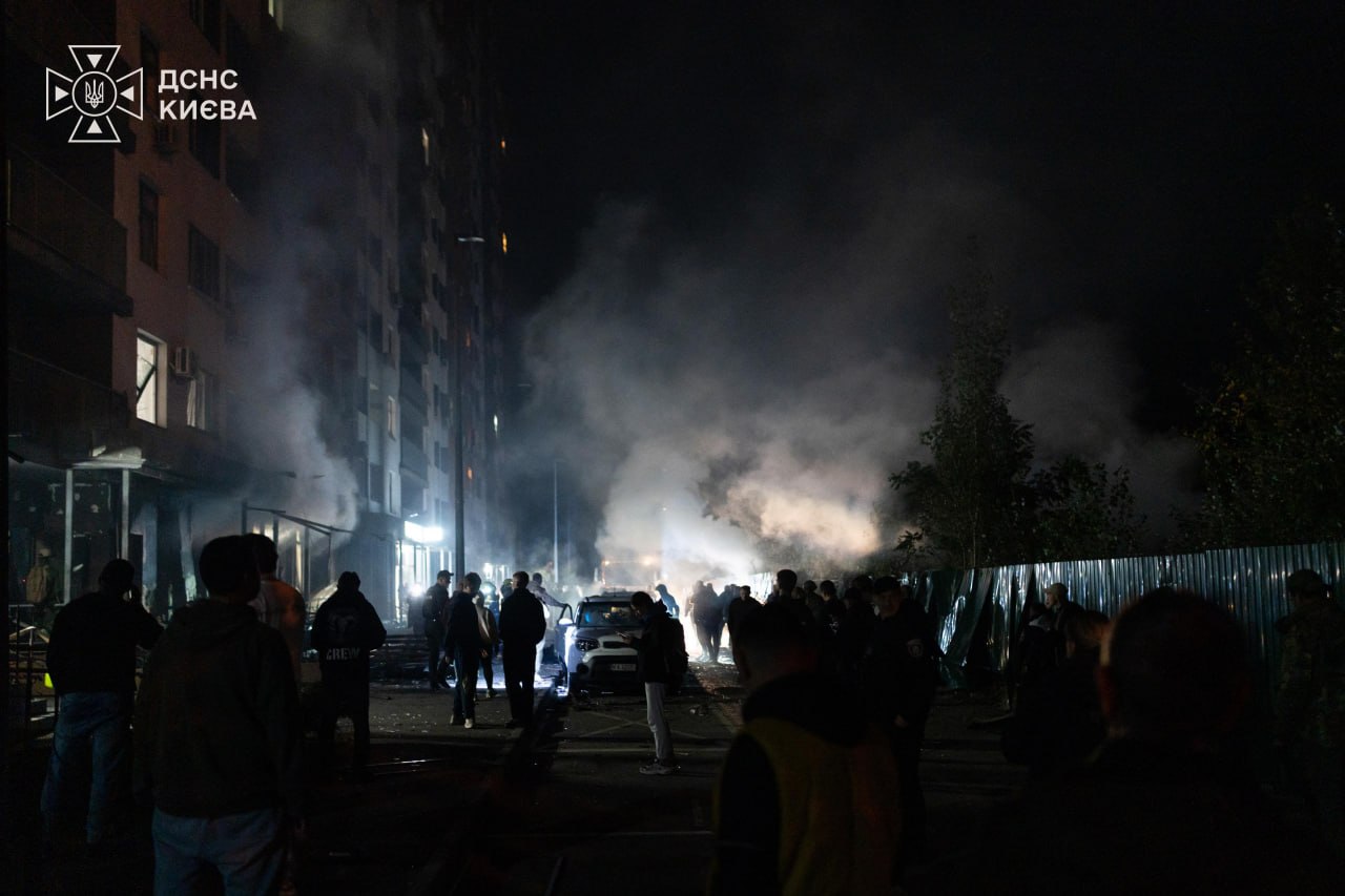 Київ: постраждав чоловік під час російської атаки