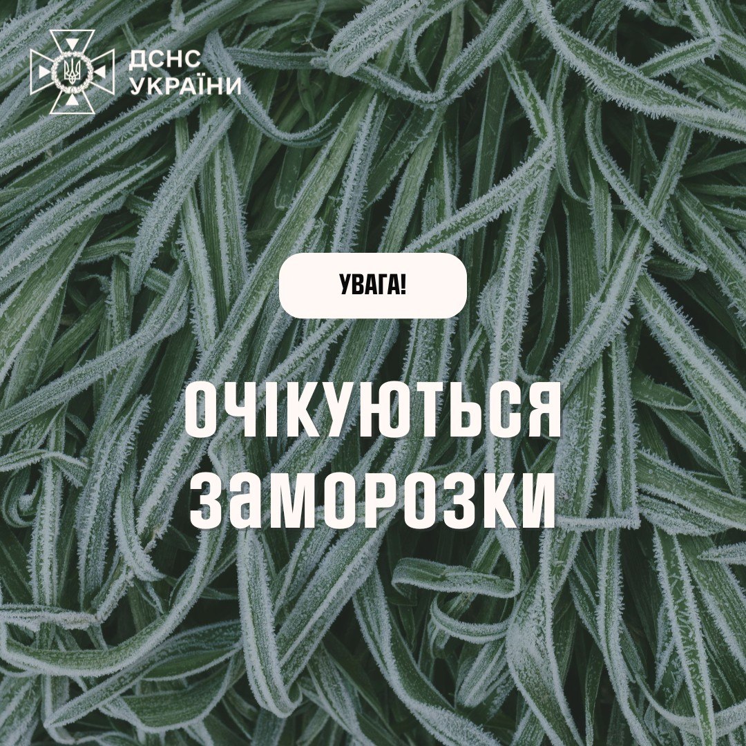 Заморозки в Україні: 3-4 жовтня