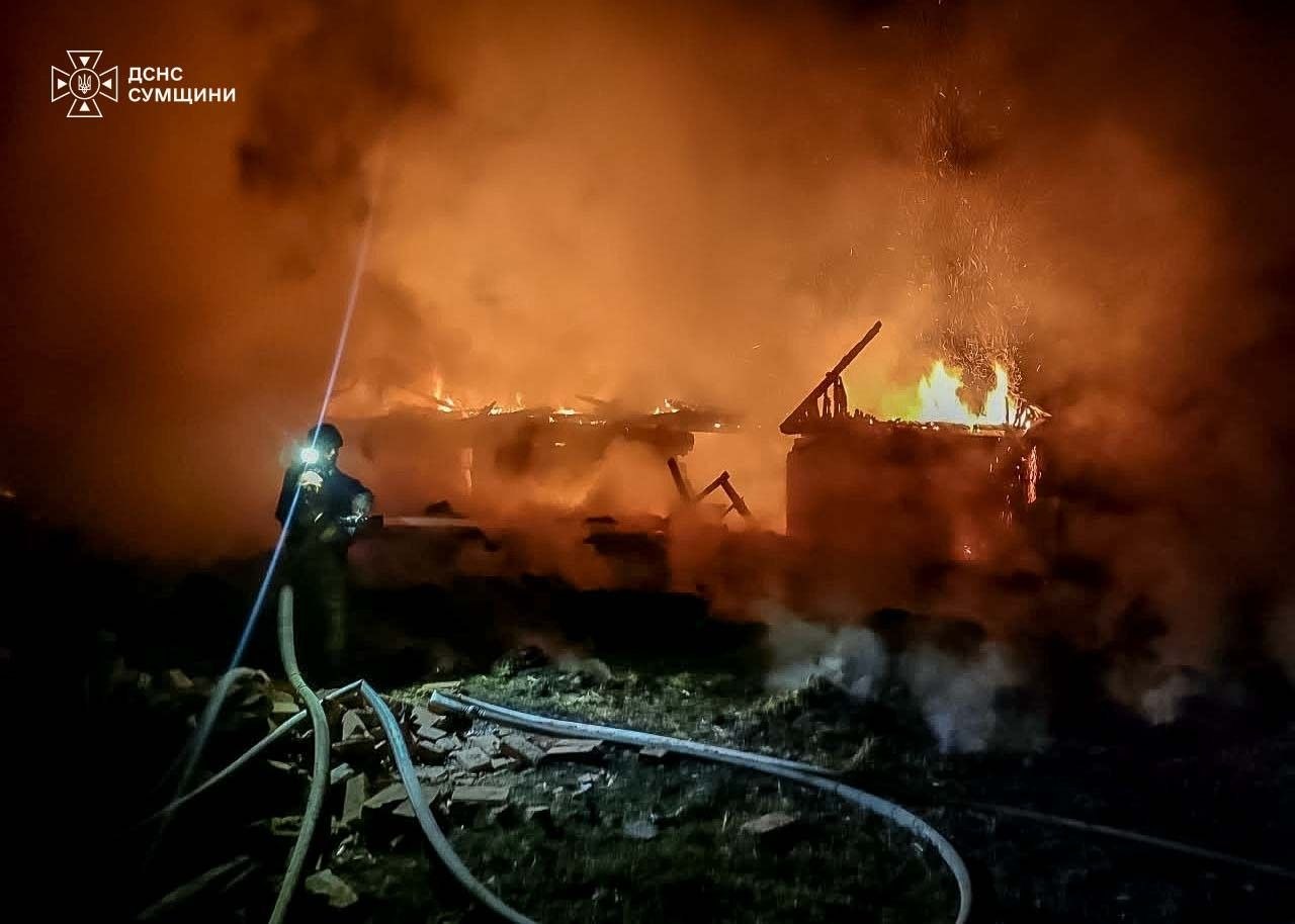 Вночі російські БпЛА атакували Сумську область