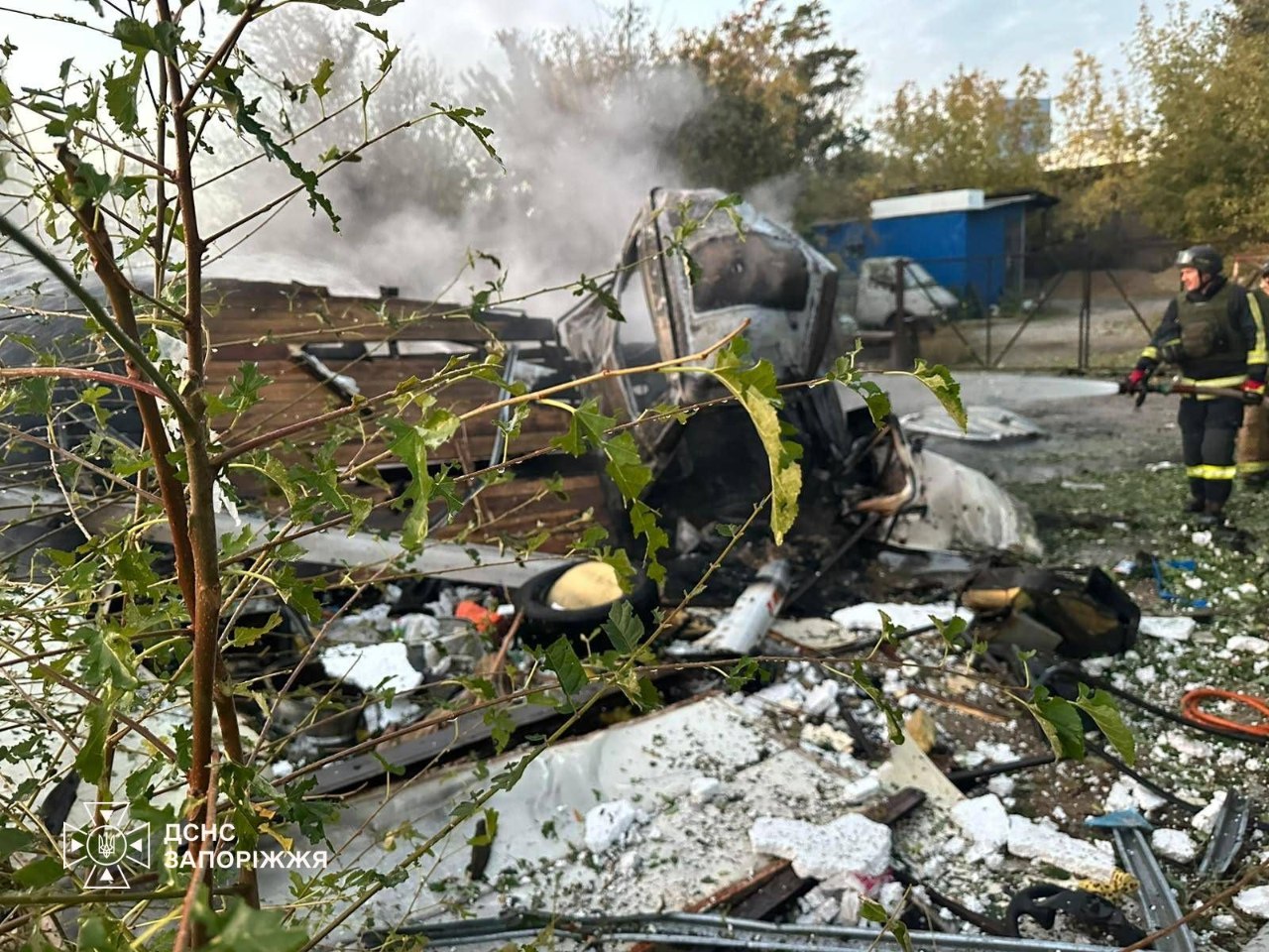 П'ятеро людей поранені при ударі по Запоріжжю