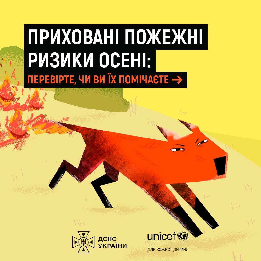 Осінні пожежні ризики: суха рослинність