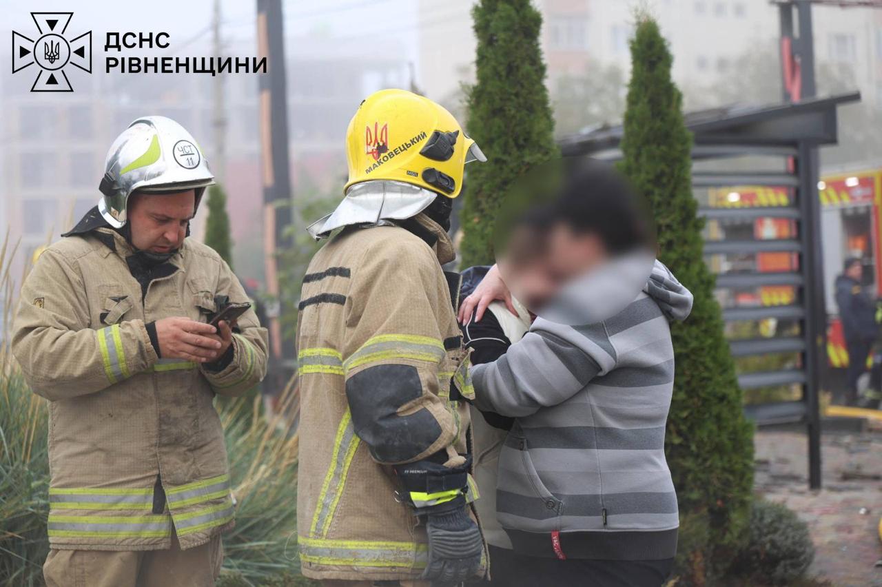 Падіння російського БпЛА в Рівному: 5 постраждалих