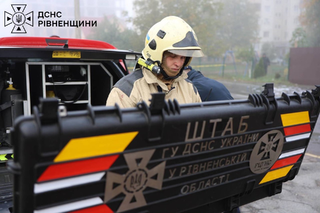 Рівне: наслідки атаки БпЛА ліквідовано ДСНС