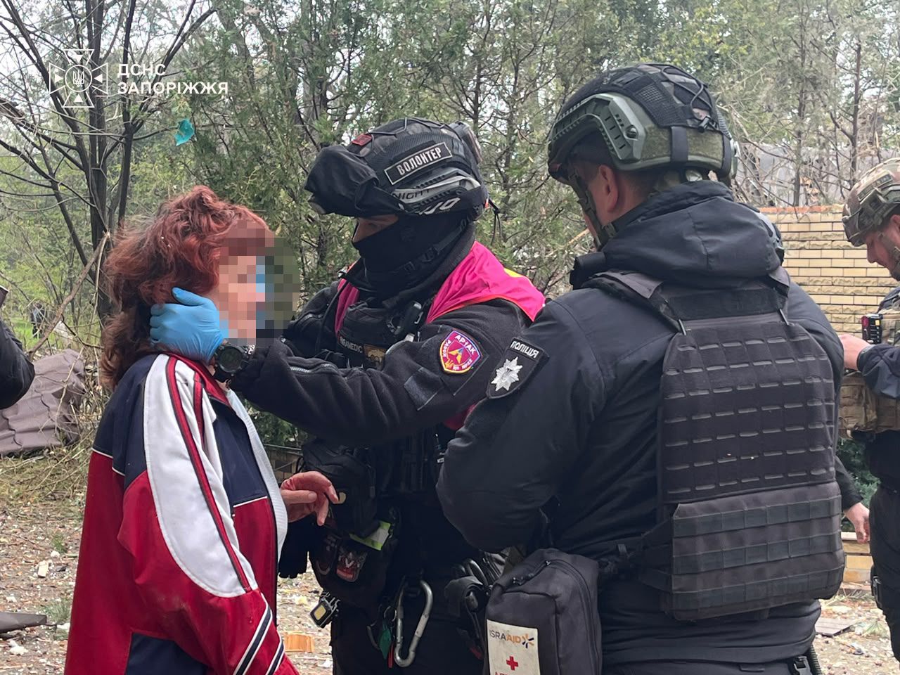 Запоріжжя: травмована жінка внаслідок ударів РСЗВ